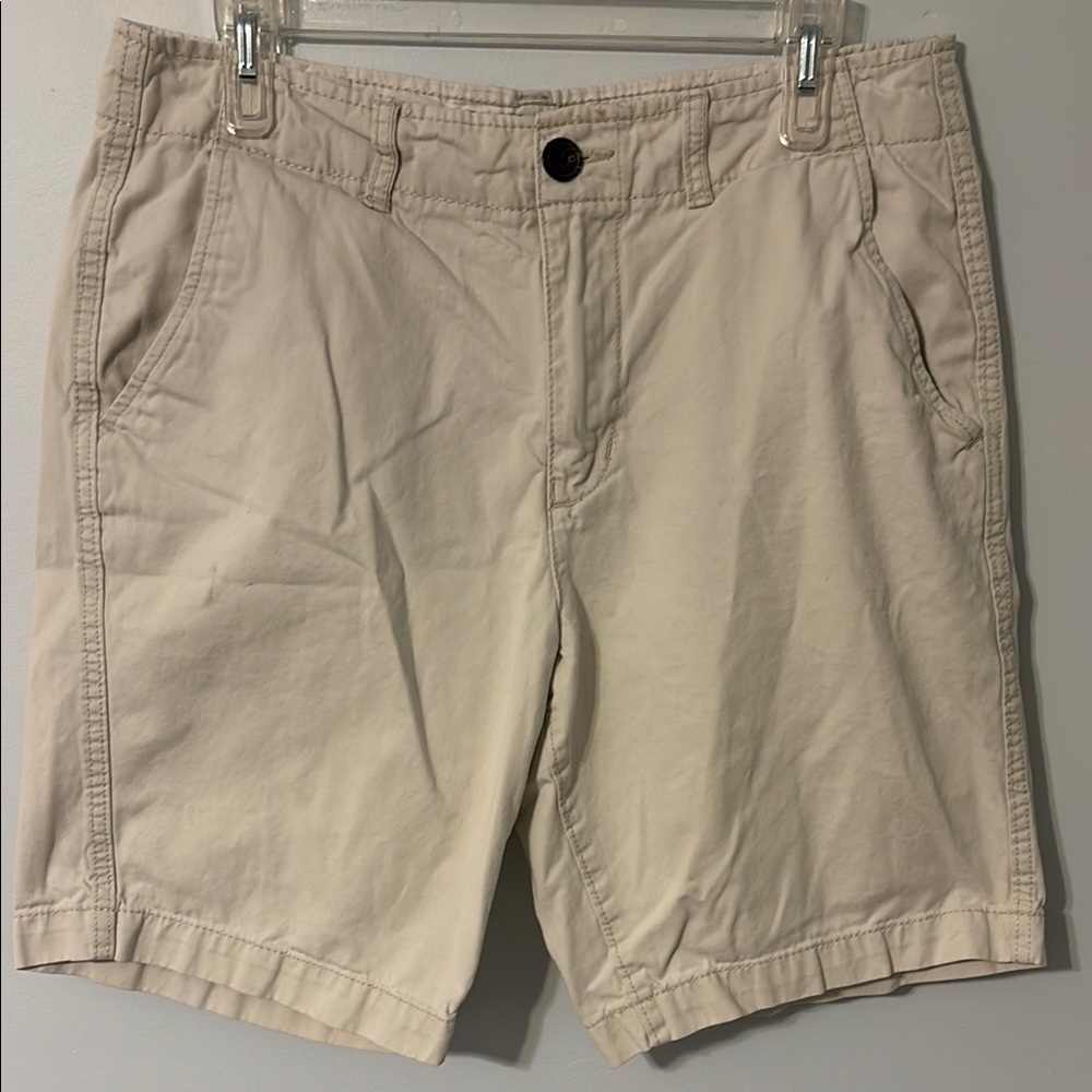 American Eagle Outfitters Tan Flat Front Casual Shorts